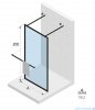 Riho Lucid GD401 kabina prysznicowa Walk In 120x200cm czarna G005031121
